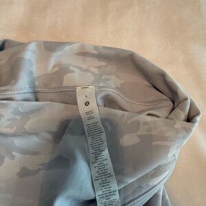 lululemon athletica Gray Camo Athletic Shorts